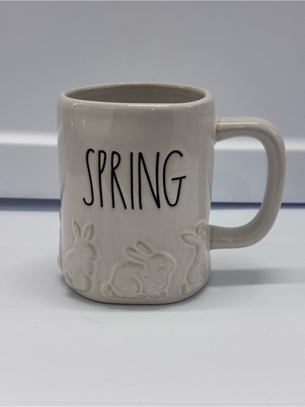 Rae Dunn “spring” Mug With 3D Bunnies Rae Dunn “spring”